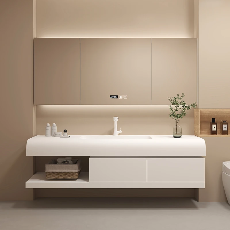 Luxury Skincare Display - Çekmeceler Kağıt Banyo Dolabı Cilt Bakımı