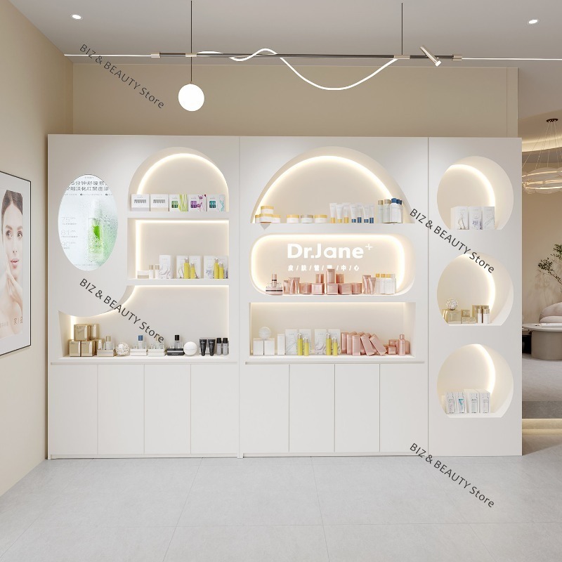 Luxury Skincare Display - Lüks Üst Düzey Kozmetik Vitrini -