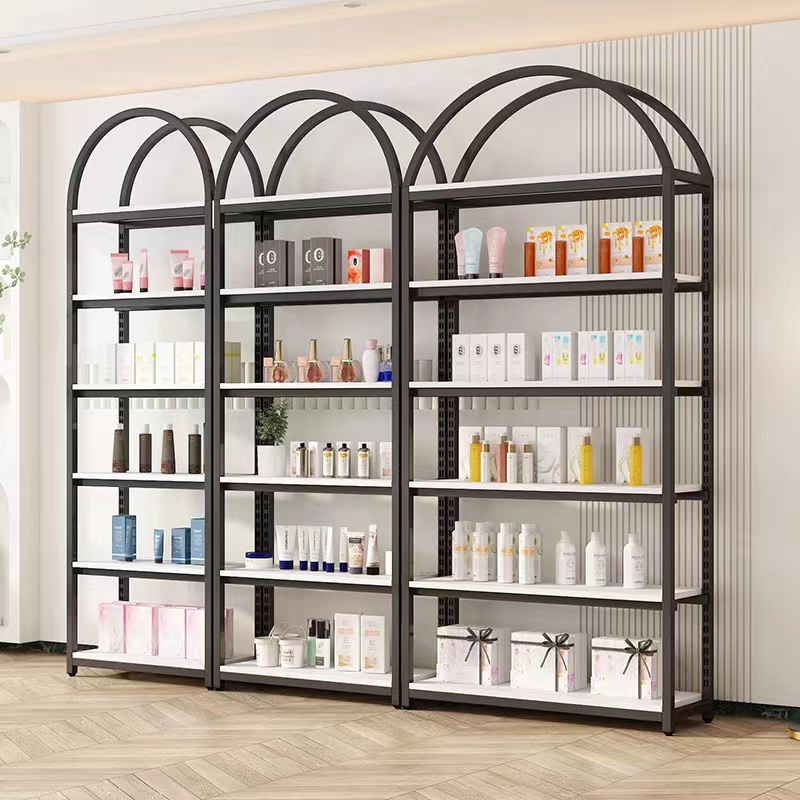 Luxury Skincare Store - Lüks Güzellik Salonu Işıklı Teşhir Rafı