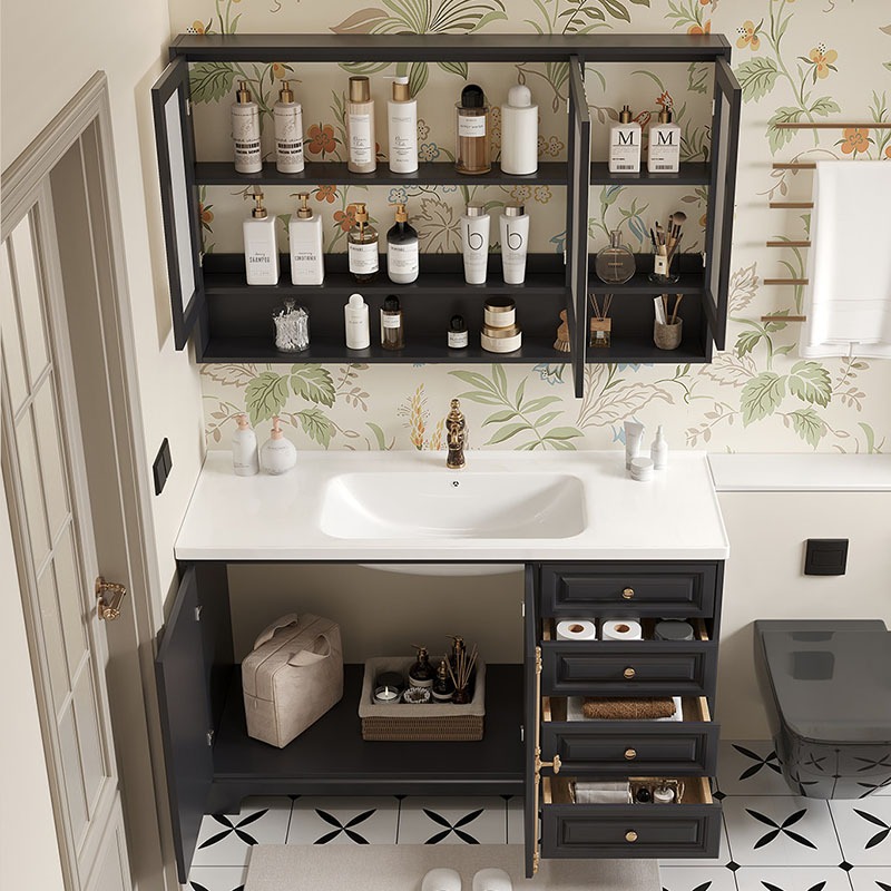 Luxury Skincare Display - Lüks Modern Banyo Dolabı Cilt Bakımı