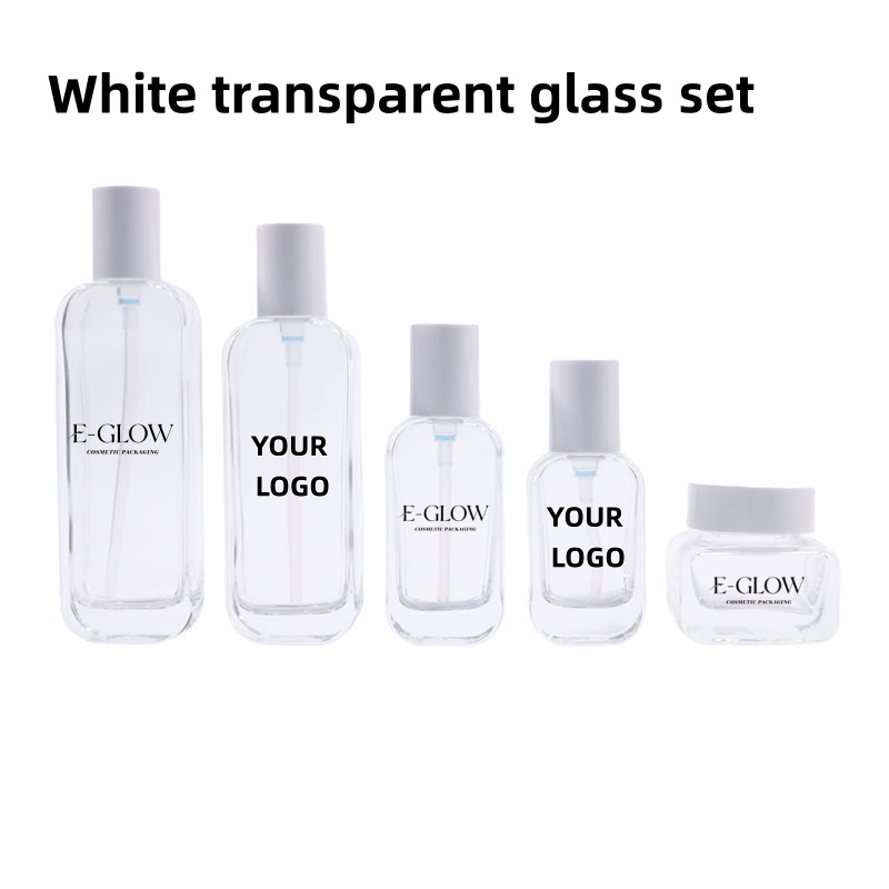 Luxury Skincare Containers - [Logo Özelleştirme] 1 Adet Lüks Şeffaf