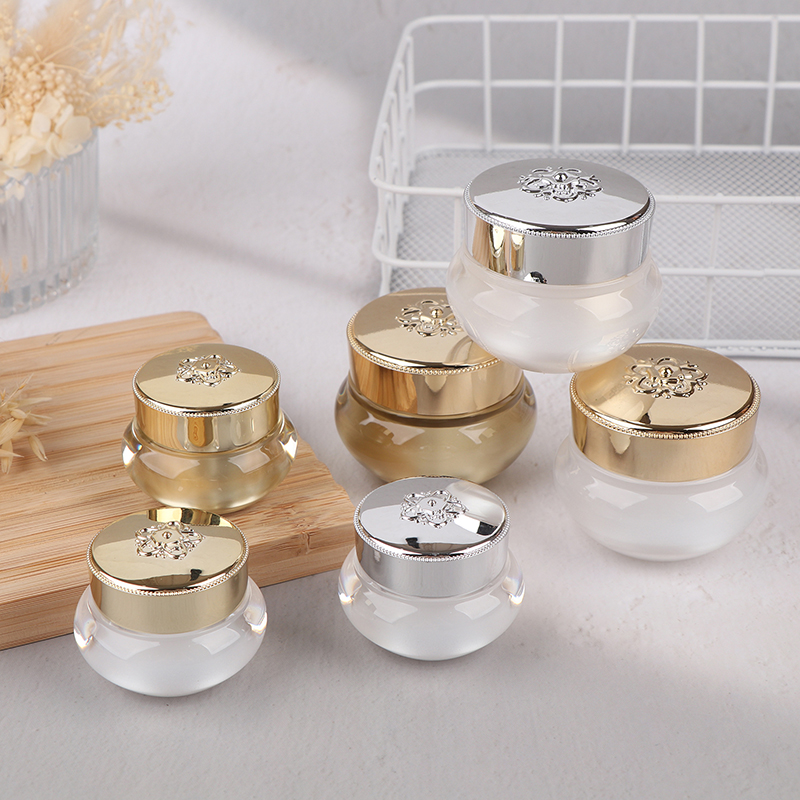 Luxury Skincare Containers - Akrilik Boş Seyahat Kremi Kavanozları 5/10/20g
