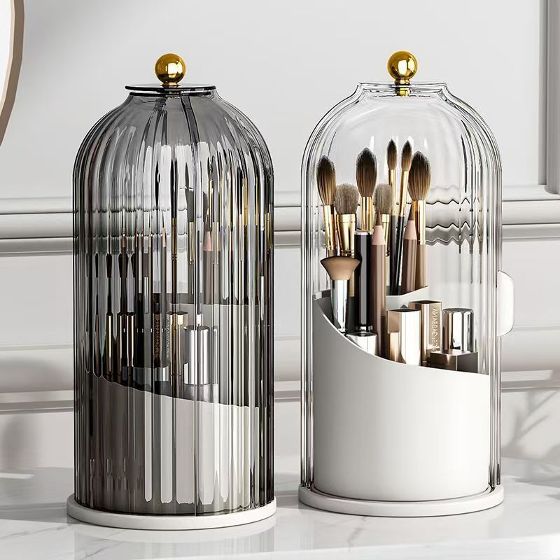 Luxury Skincare Containers - 360 ° Dönen Makyaj Fırça Tutucu