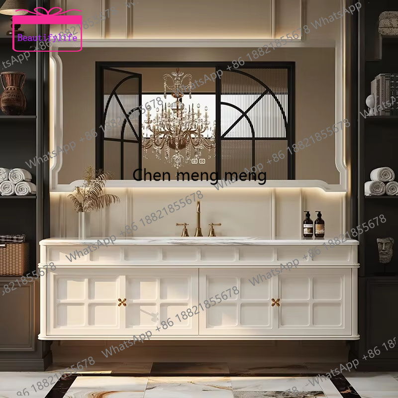 Luxury Skincare Display - YL Fransız Retro Banyo Dolabı Yer
