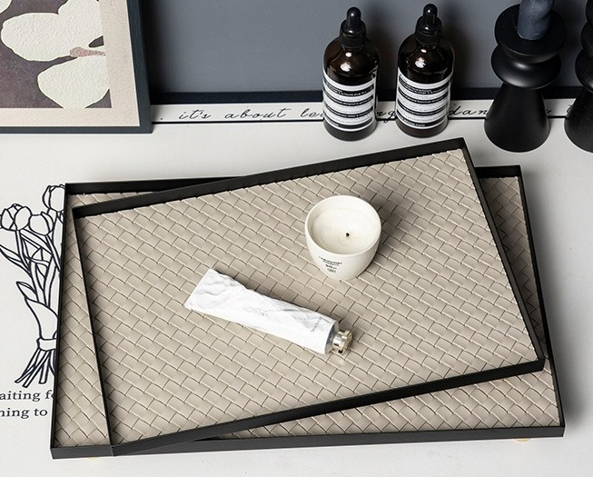 Luxury Skincare Tray - Giriş parfüm saklama tepsisi takı hafif