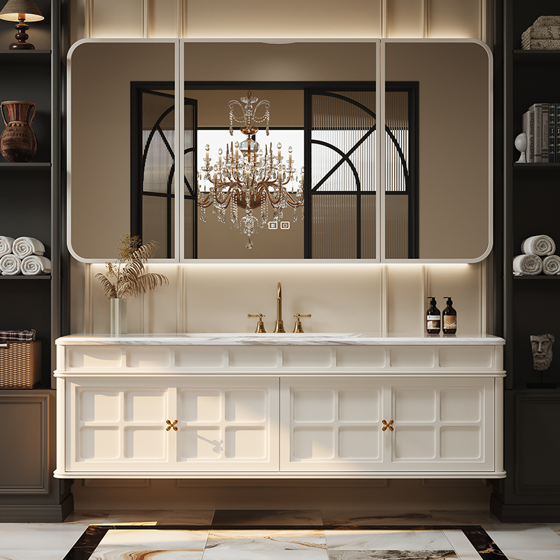 Fransız Retro Banyo Dolabı Süs - Luxury Skincare Display incelemesi ve fiyatı