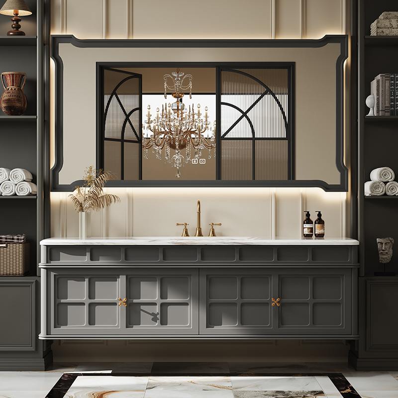 Fransız Retro Banyo Dolabı Süs - Luxury Skincare Display incelemesi ve fiyatı