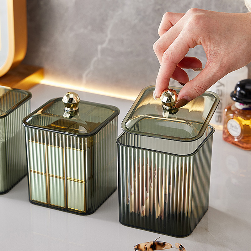 Hafif Lüks Şeffaf pamuklu çubu - Luxury Skincare Containers incelemesi ve fiyatı