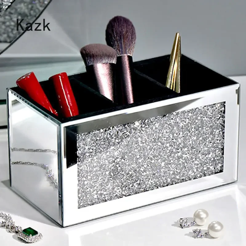 Lüks Elmas Kakma Cam Depolama  - Luxury Skincare Tray incelemesi ve fiyatı