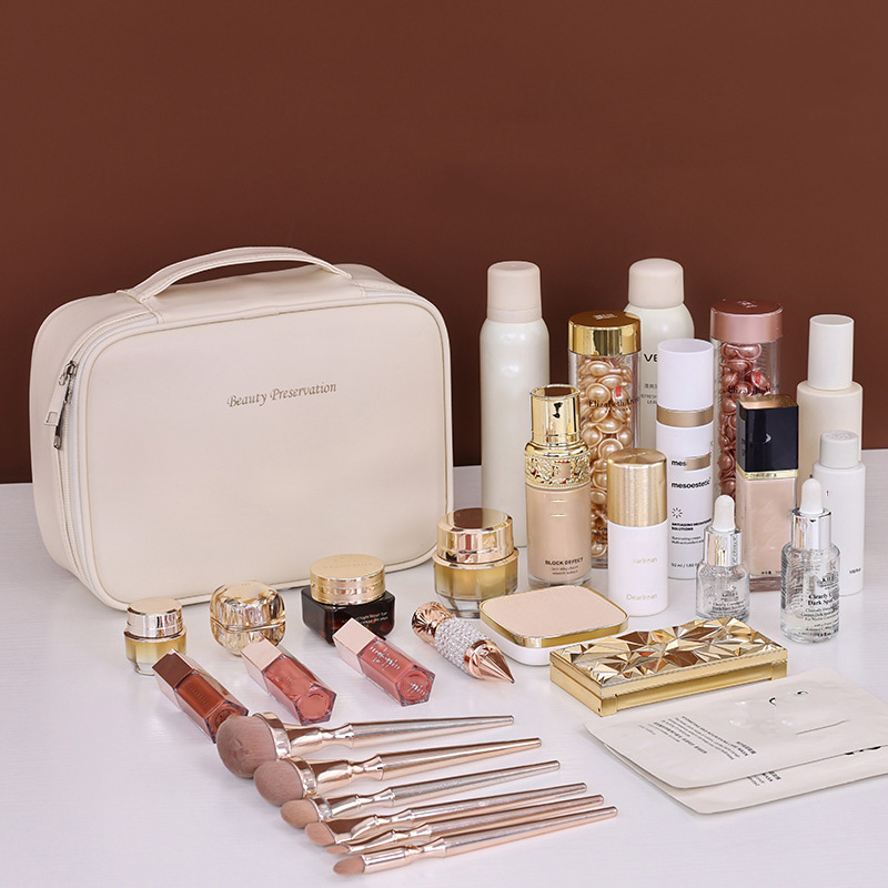 Toptan PU Büyük Kapasiteli Tot - Luxury Skincare Containers incelemesi ve fiyatı